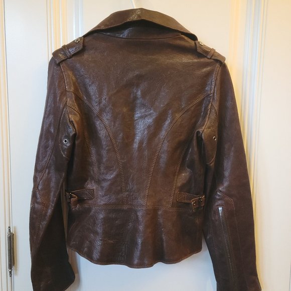 Andrew Marc Leather Jacket - Picture 10 of 11